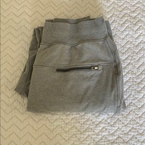 Large Lululemon Men’s Gray Zippered Sweatpants